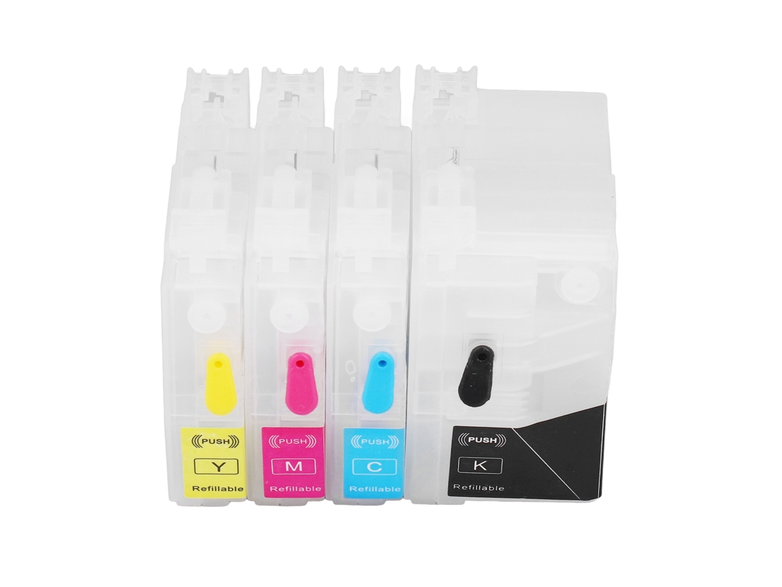 Kit de Cartuchos de Tinta 4 Cores para Impressora LC3317 S/MARCA