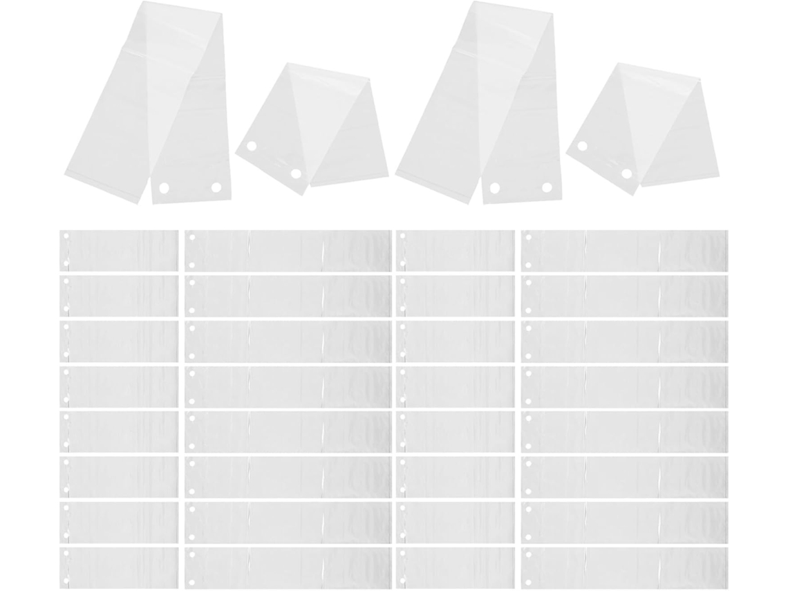 Pacote Com 200 Bolsas Transparentes De Pe Para Guarda-chuvas Curtos E Longos - Estojos Práticos E Impermeáveis