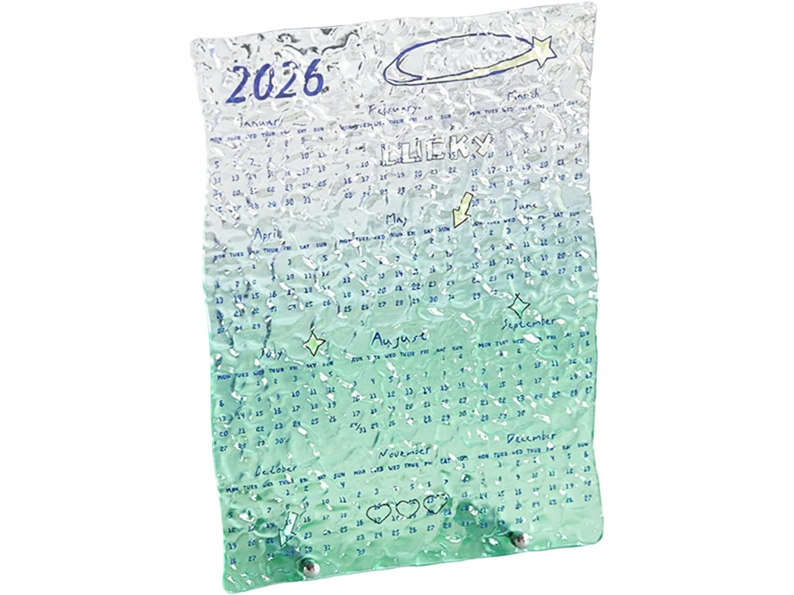Calendário de Mesa 2026 em 12 com Iluminadas para e CHABERLU