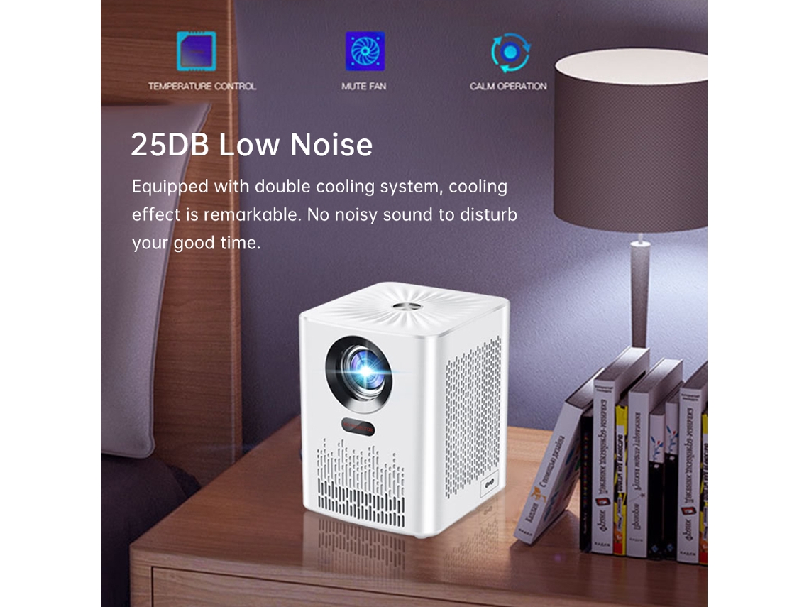 Projetor LAXISCREED 1080p Wifi Autofoco