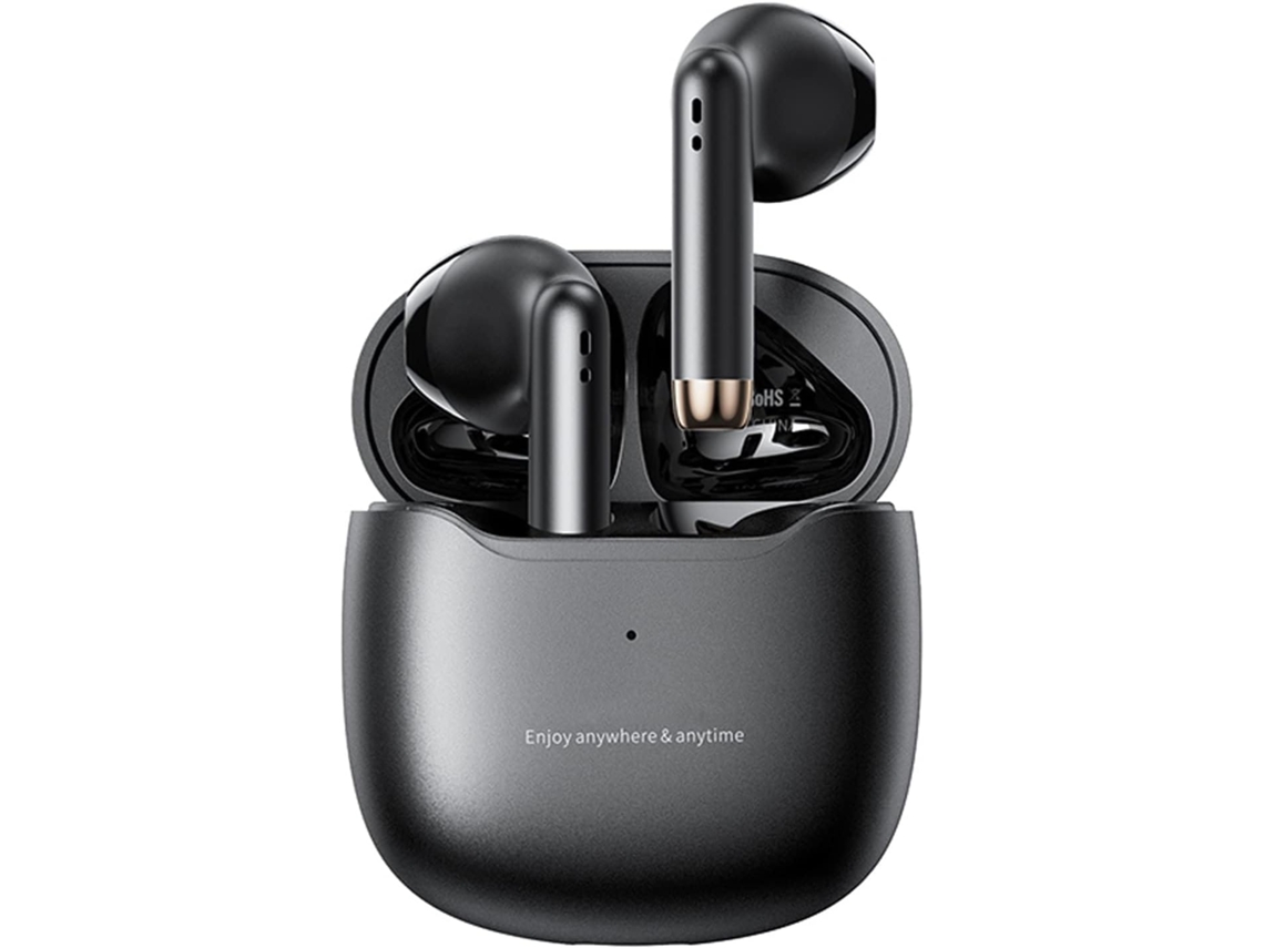 Fones de Ouvido Sem Fio Bluetooth 5.3 com Microfone para Exercícios, Cancelamento de Ruído, Graves Profundos JIAPEI (preto)