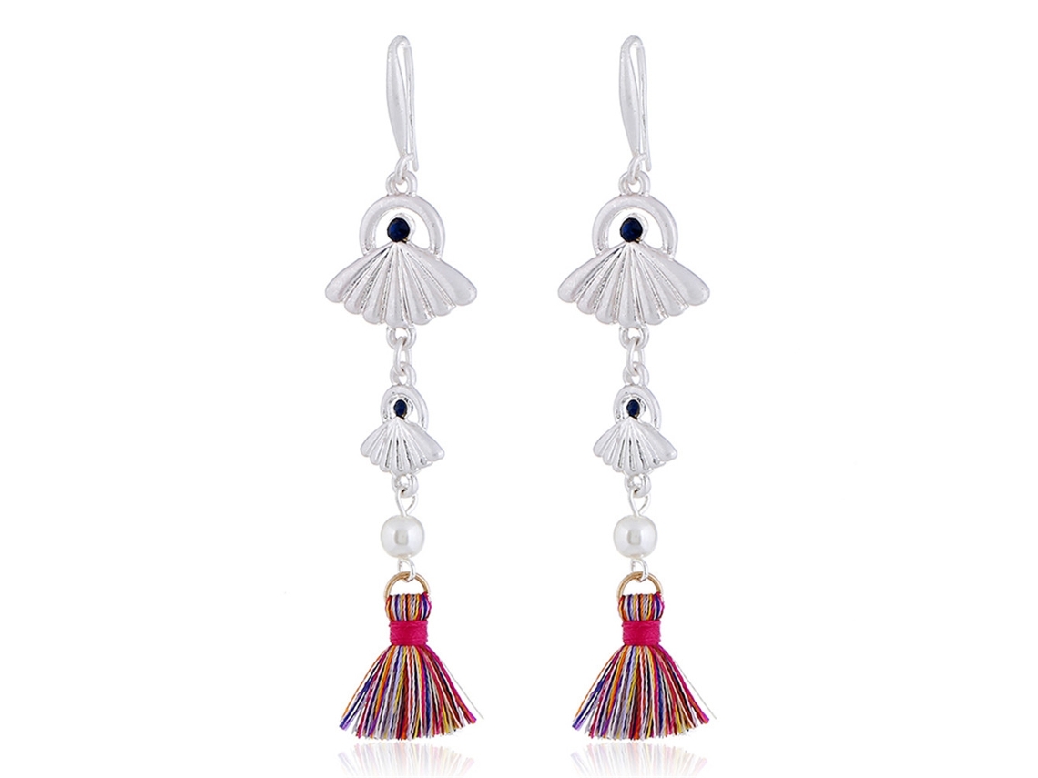 Brincos De Orelha Feminina Com Franges Moda
