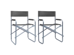Director's Chair, Director's Chairs Vidaxl Cinzeto Metal (n/a)