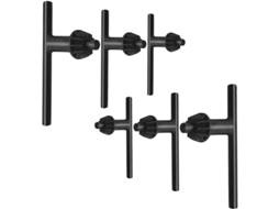 2026 conjunto de Chaves para Mandril de Furadeira Linjou 6 Peças 10mm 13mm 16mm Aço Carbono