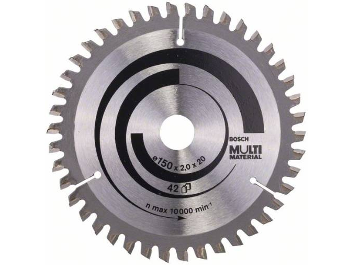 Disco de Serra Circular BOSCH Multi Material 150x20/16x2.0 mm - 42