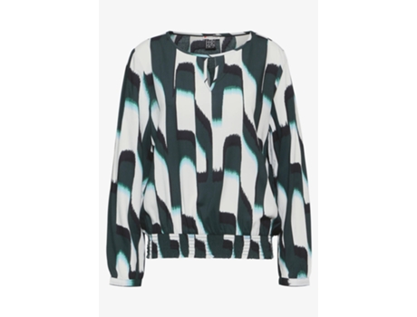 T-shirt De Mulher Street One Blouses Printed Roundneck Verde (36)