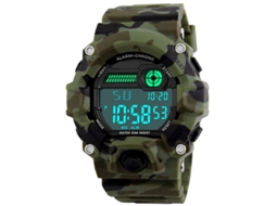 Reloj Digital Para Niños, Deportivo Militar Para Niños, Com Alarme/temporizador/resistente A Choques, 5 Cintas