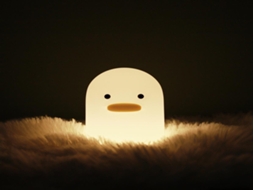 Lurelia Abajur Infantil Em Forma De Pato Com Silicone Sem Bpa, Recarregável Usb, Sensor De Toque E Temporizador Para Bebé E Crianças