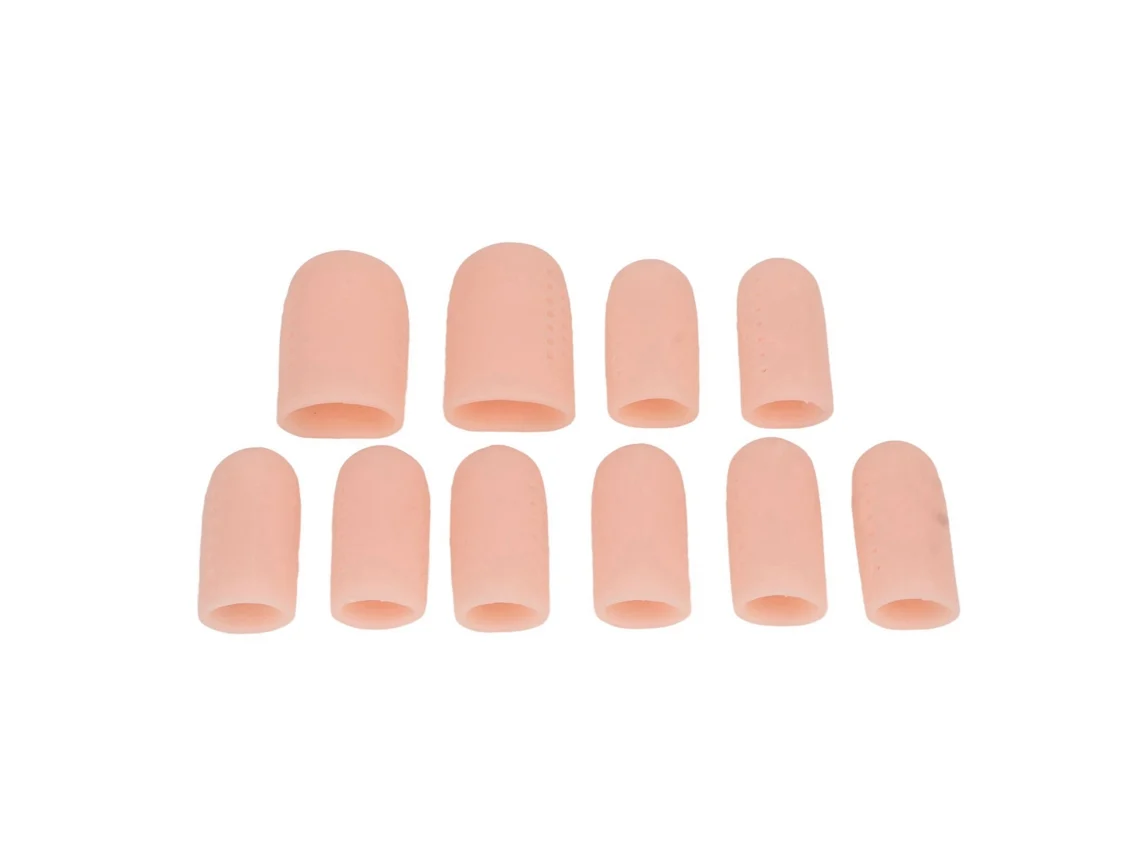 Capas De Dedo E Pé De Silicone Anti-calosidades Respiráveis