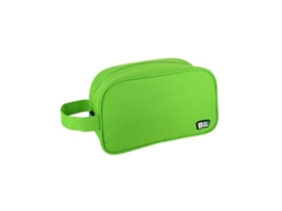 Estojo quadrado Bits Amp-Bobs verde 28x18x10 cm