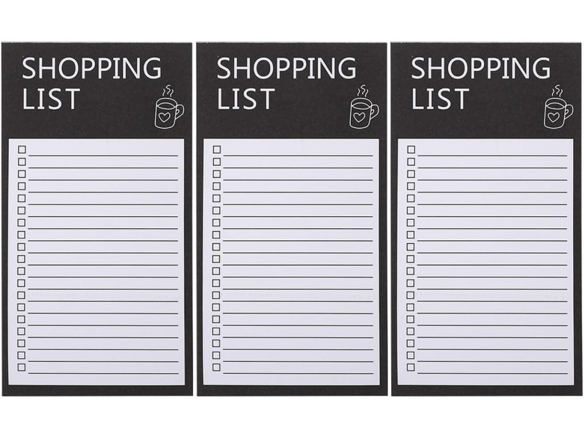 Magnéticos para de Compras, 3 Papel Sem Planejamento Diário e CHABERLU
