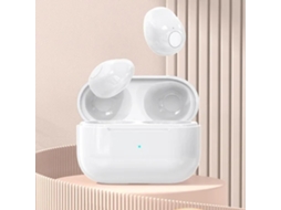 (branco) Mini Fones De Ouvido Sem Fio Bluetooth 5.3, Estéreo Hifi Com Cancelamento De Ruído, Inclui Estojo De Carregamento