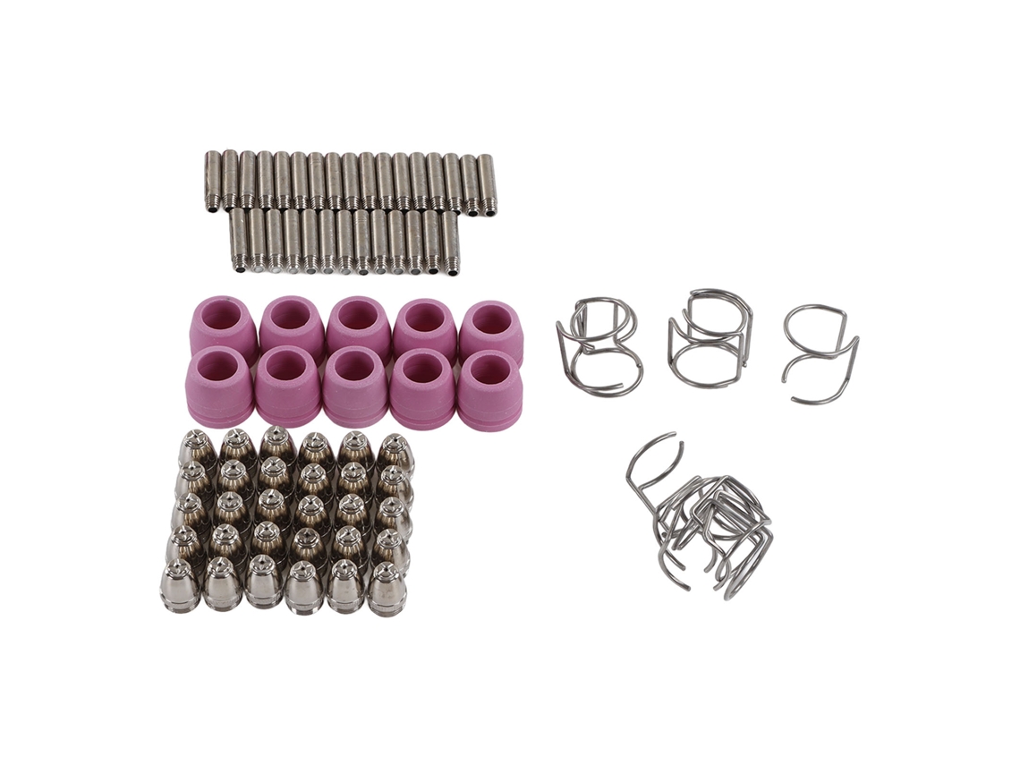 Kit De 80 Peças De Consumíveis Para Maçarico De Plasma 40 50 60a Sg 55 Ag 60 Wsd 60 Equipamento De Corte A Plasma