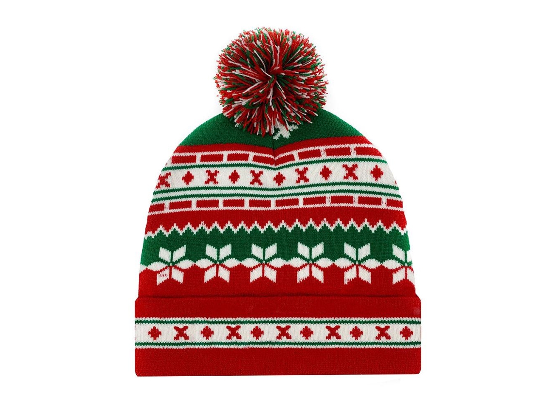 Laxiscreed Gorro Natalício De Tricô E Bufanda Longa Quente Para O Inverno Festivo