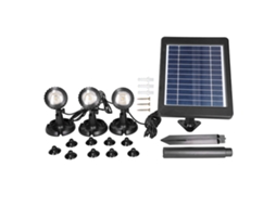 Luzes Solares Rgb 3em1 Para Jardim E Piscina