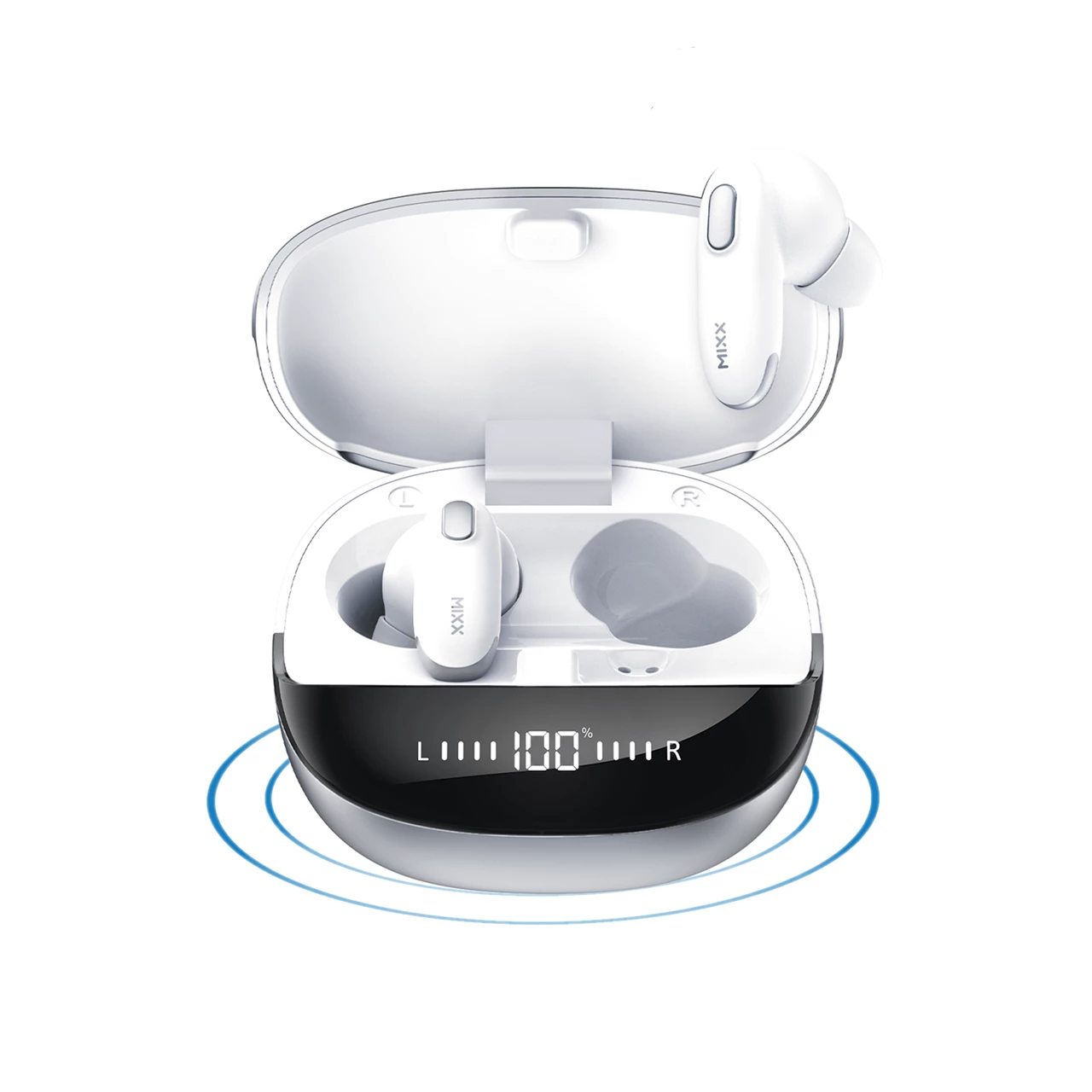 Auriculares MIXX Mini Charge 2 (In-Ear - Autonomia: Até 6 horas - Branco)