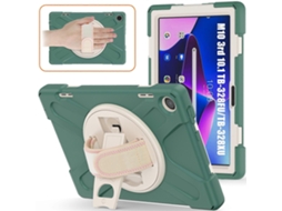 Capa Protetora De Silicone + Pc Para Tablet Lenovo Tab M10 10.1 3ª Geração