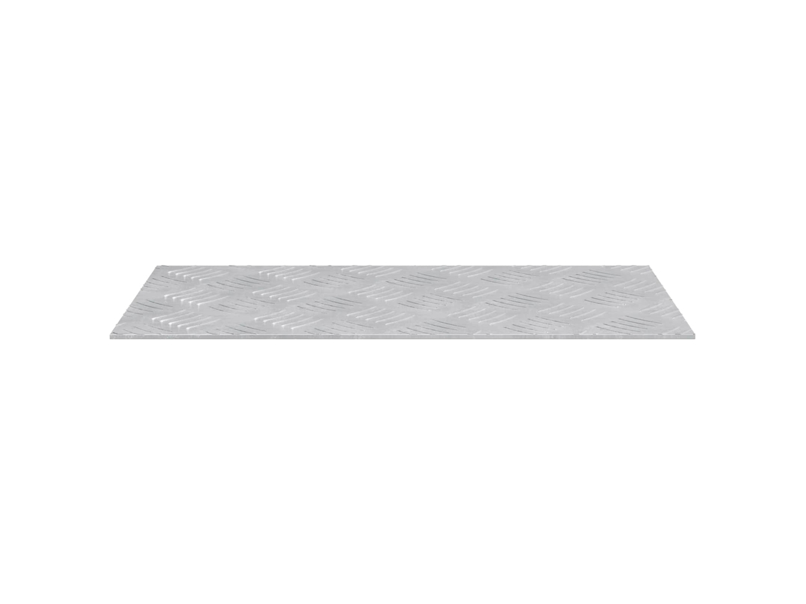 Degrau Retangular 2 Peças Prateado 50 X 25 Cm Alumínio MAISON EXCLUSIVE