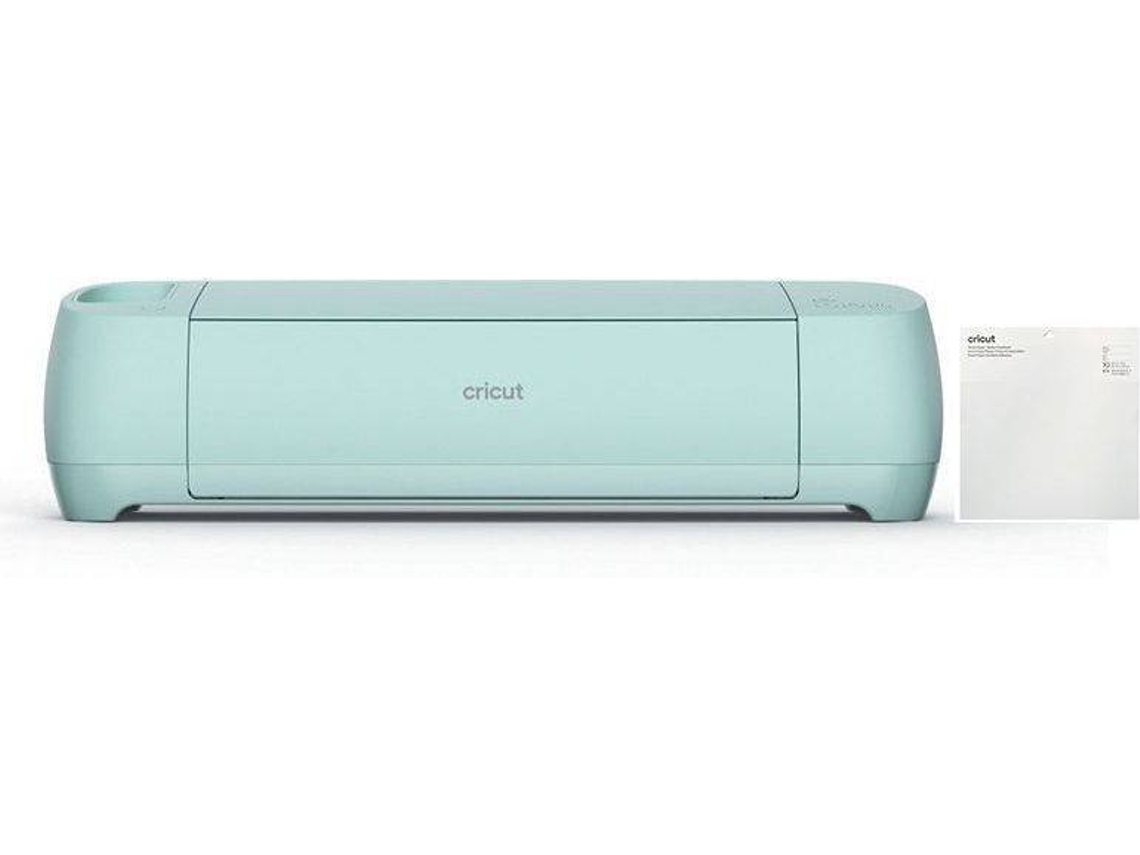Plotter de Corte + 10 Papéis Autoadesivos de Cartolina CRICUT Explore 3 Cartonnes Branco
