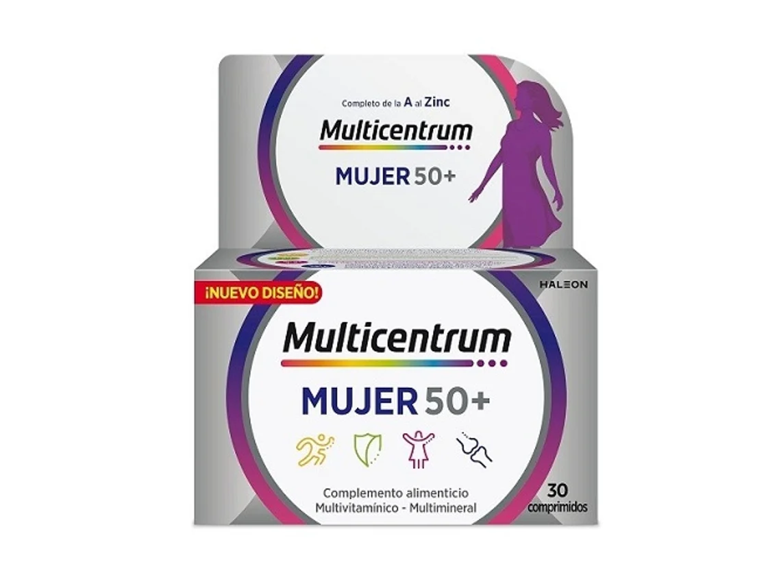 Suplemento Alimentar MULTICENTRUM Mulher + (30 comprimidos)