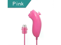 Nunchuck Com Fio Para Controle De Jogo Nintendo Wii, Alça De Jogo Curvada Para Nunchuck Para Acessórios De Gamepad Wii Hengjian