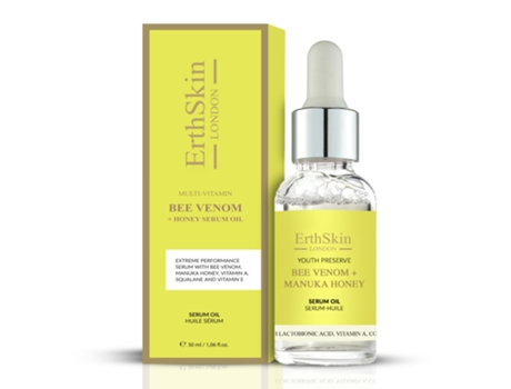 Óleo de Soro de Veneno de Abelha Mel de Manuka 30Ml ERTH SKIN LONDON