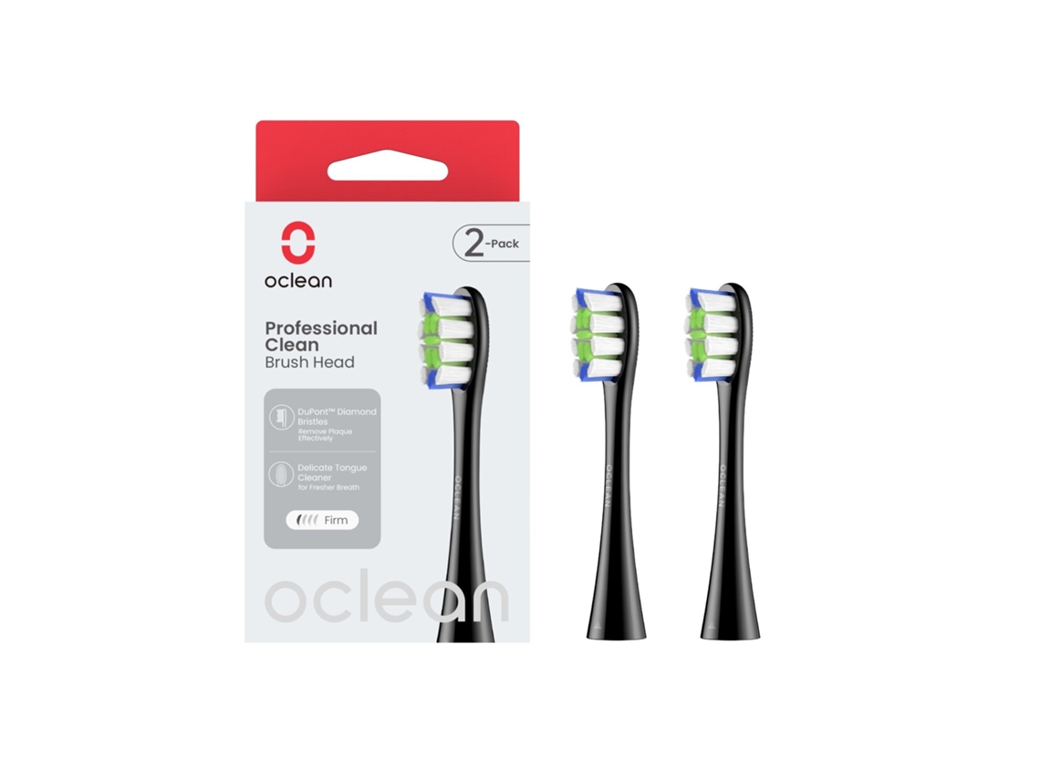 Recargas Escova Dentes Professional Black OCLEAN