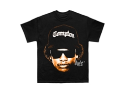 Eazy E Face Black Graphic Unisex T-shirt Rockinstone Size:xl