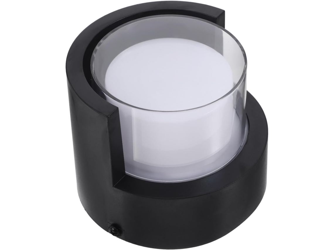 Luminária De Parede Led À Prova D'água De 6w, Luz Branca Quente, Para Uso Interno E Externo Em Corredores E Quartos.