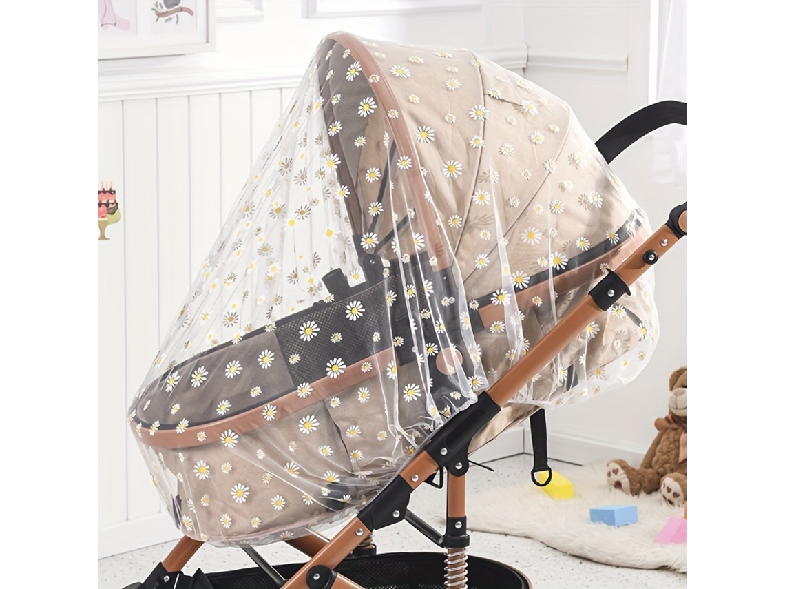 Conjunto de Mosquiteira para Carrinho de Bebê, Capa Estampada, Extragrande, Adequado Ao Ar Livre, Ideal para Crianças, Educativo, Durá, por STELASPLEN