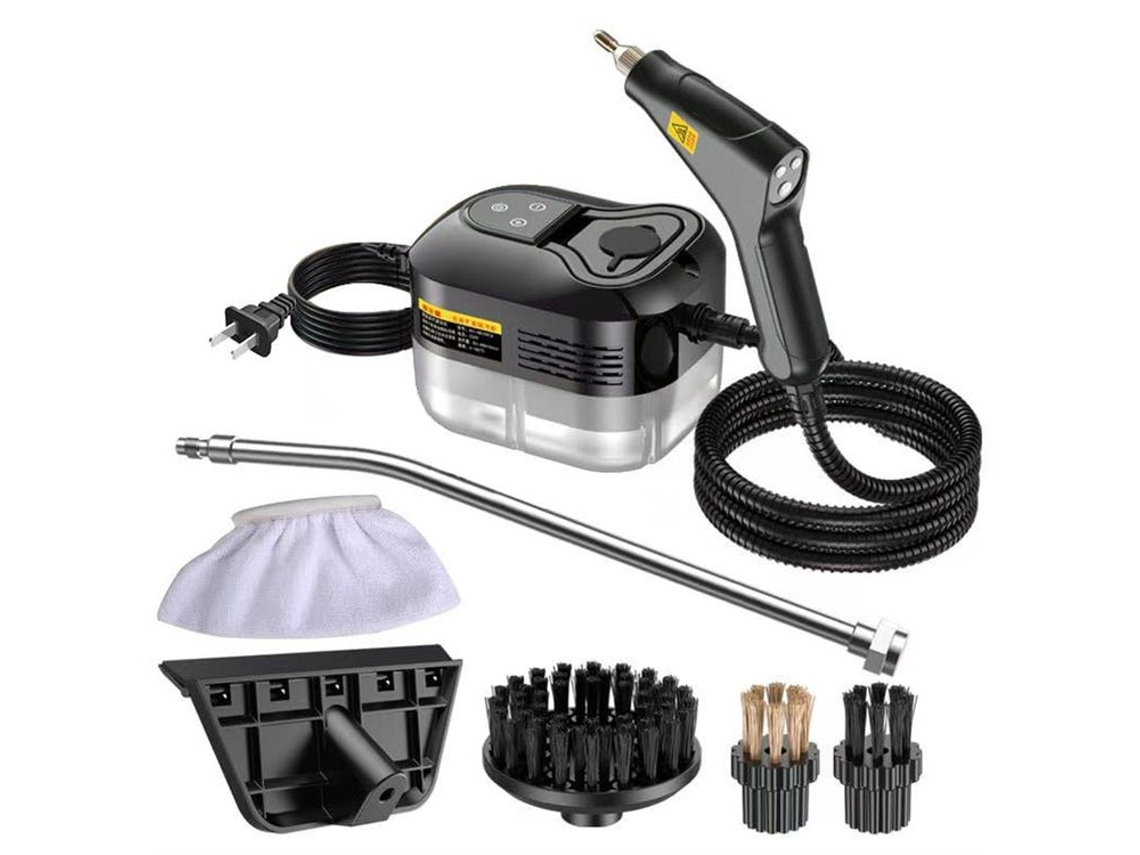 Limpador A Vapor Portátil Pressurizado De 2500 W Para Casa E Carro, Com Ficha Europeia, 6 Níveis De Saída De Vapor.