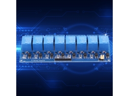 Módulo De Relés De 8 Canais Laxiscreed 5v, Isolado Ópticamente, Compatível Com Cargas Ac250v/dc30v 10a