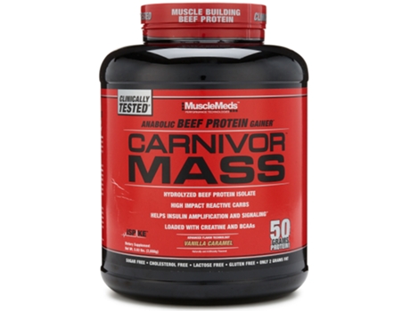 Musclemeds Manteiga De Amendoim Carnivor Mass Chocolate 2744 Gr