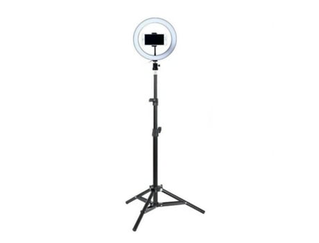 Anel de Luz Led Aro para Fotografía 26Cm + Tripode 2,1Mts
