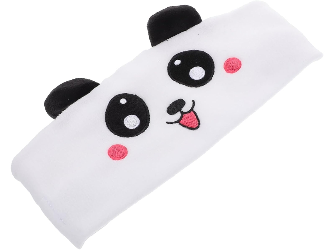 Fones De Ouvido Com Em Fleece Macio Panda, Ideais Para Bebês E A Pele