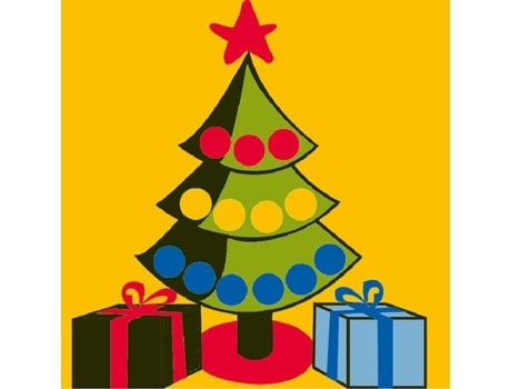 Kit De Canevas Soudan Criança Árvore De Natal Luc