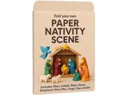 Kit Fácil Para Presépio De Papel Feito À Mão - Festa Divertida |