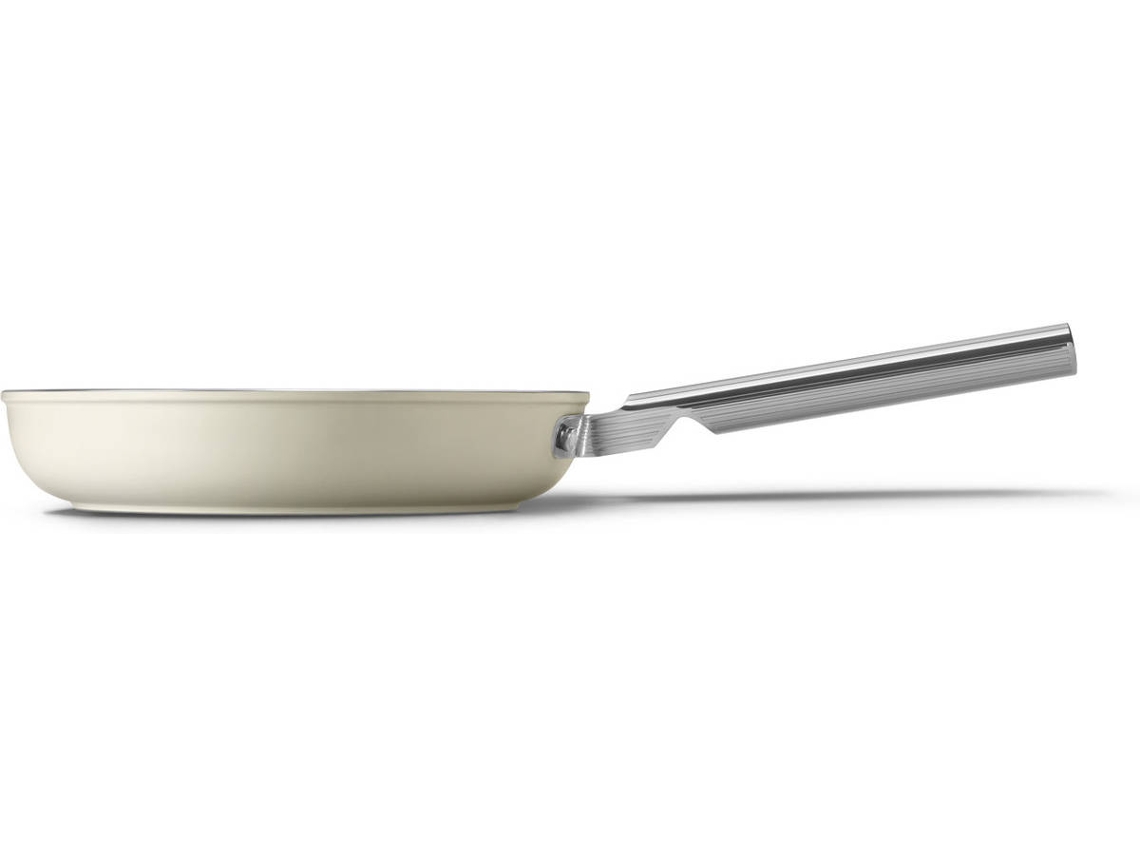 Frigideira SMEG FPF2402CRM Creme (24 cm - 2,3 L)