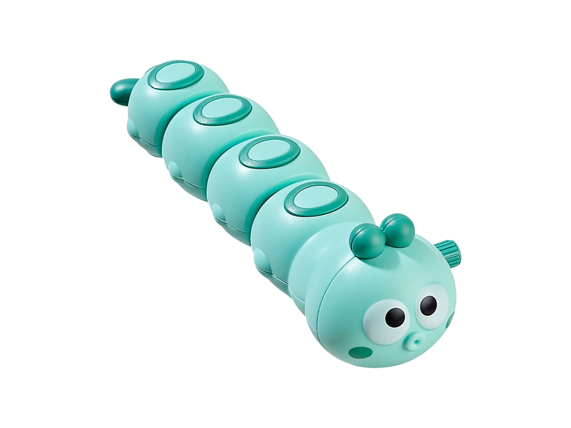 Brinquedo Mecânico Rastejo Animal Cute Cartoon Para Bebê Interativo Educativo Verde