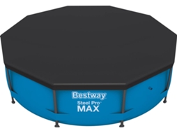 Bestway Cobertura p/ piscina c/ estrutura Sirocco redonda 305 cm 58033