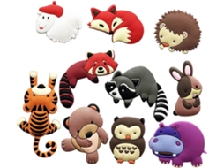 10 Peças Adesivos Magnéticos Macios Autoadesivos Para Lava Louças, Ímãs De Animais, Decoração De Geladeira, Ímãs De Bebê, Adesivos Aquaforge