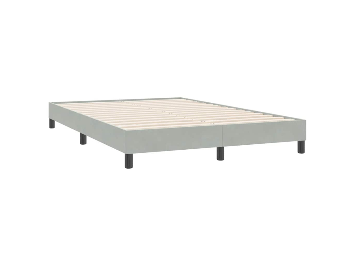 Bed Frame, Bed Frames Vidaxl Cinzeto Veludo (160 X 220 Cm)