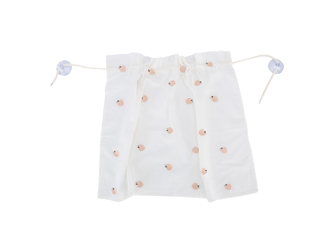Cortina De Sombreamento Solar Retrátil Para Carro Pêssego Cute Protege Crianças 65x46cm
