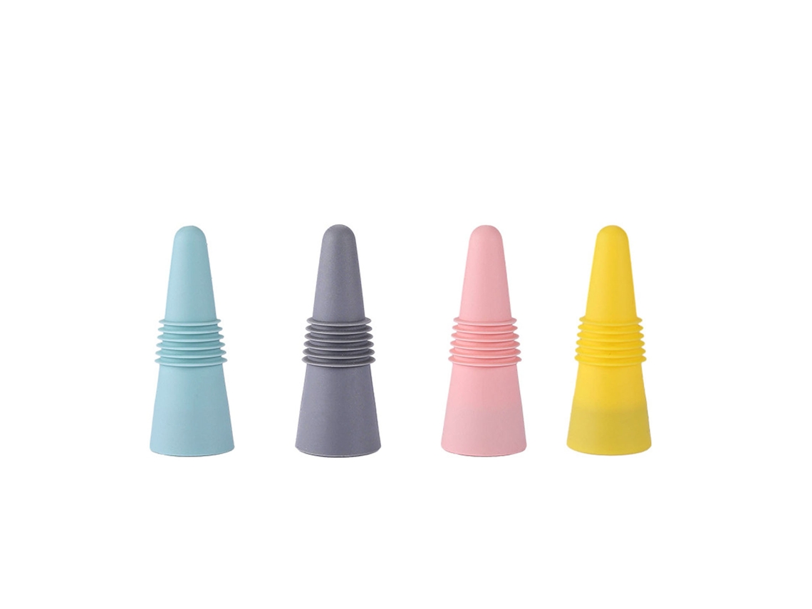 Nova Line plugador de Vinho de Silicone Selagem Superior Reutilizável para Garrafas de Bebidas e Condimentos