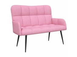 Sofá para 2 Pessoas Rosa 115 X 61 X 87 Cm Tecido MAISON EXCLUSIVE