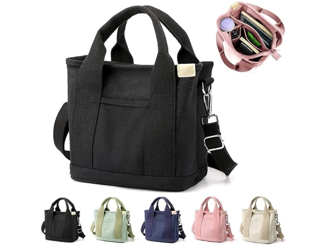 Bolsa Tote AQUAFORGE, Ic, Vários Bolsos, Zíper, Trabalho