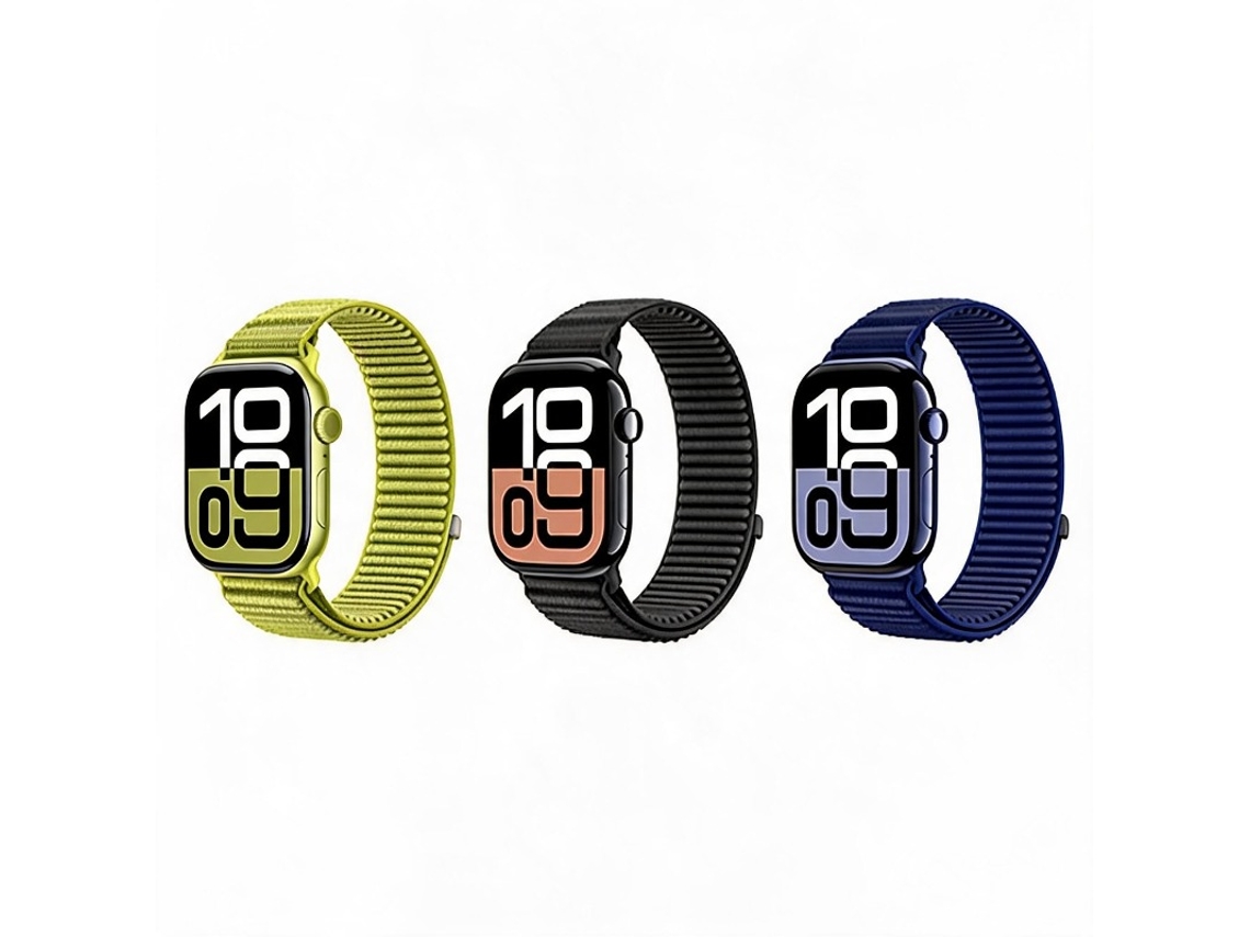 3 Pcs Bracelete Para Apple Watch 42/44/45/46/49mm Cuich