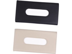 Porta-lenços De Carro Para Pendurar Em Couro Preto, Design Para Pendurar