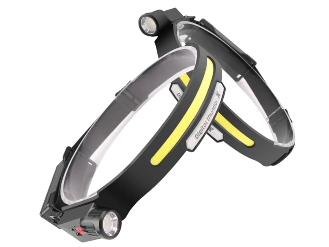 Farol BISBISOUS Led Recarregável Ajustável com Sensor de Movimento 350 Lumens Cob 230 Preto VIGA EUROPE
