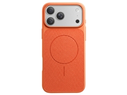 Capa Magsafe Para Iphone 17 Pro Max Antichoque Textura Pele